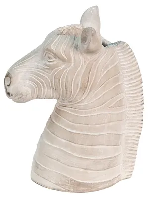 Immagine prodotto di Vaso da fiori Clayre & Eef Zebra 21x13x26 cm Pietra grigia