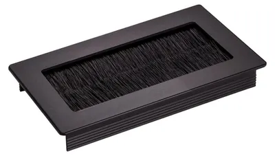 Produktbild von SOTECH Kabeldurchlass TONDO 100 x 70 x 17,3 mm schwarz – Kabeldurchführung Schreibtisch