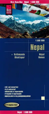 Produktbild von Reise Know-How Landkarte Nepal 1:500.000
