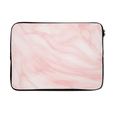 Produktbild von MuchoWow® Laptop Hülle 13 Zoll Marmor - Rosa - Weiß - Luxus - Marmoroptik Laptoptasche - Laptophülle - Sleeve - Rundumschutz