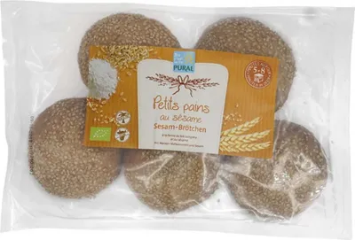Image de Petits pains au sésame 5 pièces x55g