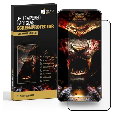 Produktbild von 5x 9H Panzerglas für Samsung Galaxy A55 5G FULL COVER echtes Tempered Panzerhartglas Displayschutz Schutzglas Panzerfolie Schutzfolie Screen-Protector