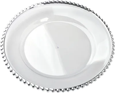 Produktbild von Platzteller Kunststoff BLANCHE CLEAR Ø33 x 1,5 cm Transparent 1 Stück