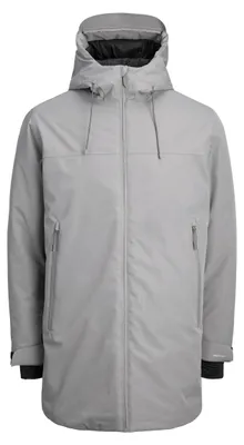 Immagine prodotto di Jack & Jones 12283168_3050_M, Parka, Unisex, Adulto, Chiusura con zip, Poliestere, Grigio
