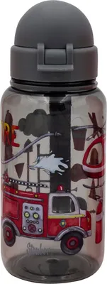 Produktbild von Steuber Kinder Trinkflasche Kids 330ml Feuerwehr für Sport, Schule und Freizeit