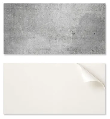 Produktbild von Selbstklebende Vinylplatte - Bürowanddekoration 120 x 60 cm, Rohbetonstruktur