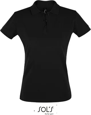 Produktbild von SOLs 11347 | Damen Polo Shirt Perfect - Farbe: Black - Größe: L