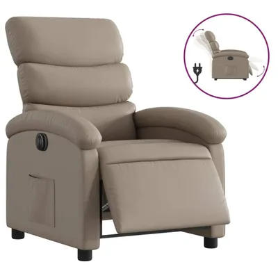 Produktbild von Relaxsessel Elektrisch Cappuccino-Braun Kunstleder