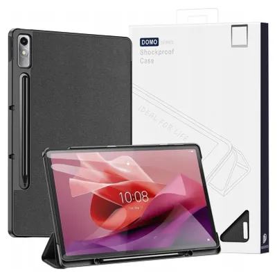 Image de Dux Ducis Domo Smart Sleep Case pour Lenovo Tab P12 12.7'' Tablette - Noir