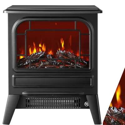 Imagen del producto de Chimenea eléctrica - 2000 W - Efecto de llama LED - Color