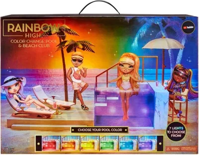 Image de MGA Rainbow High - Jeu de piscine et de plage à couleurs changeantes