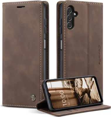 Produktbild von Samsung Galaxy A14 Hülle - CaseMe 013 Klapphülle - Dunkelbraun