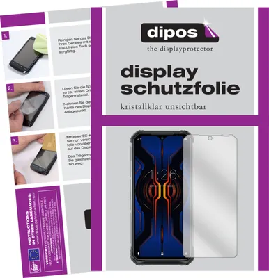 Produktbild von 6x Schutzfolie für Doogee S95 Pro klar Displayschutzfolie Folie Display Schutz dipos