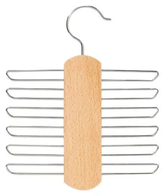 Produktbild von Kleiderbügel Krawattenhalter Krawattenbügel aus Holz