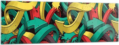 Produktbild von Bilder auf glas - Abstraktion modern - 160x50cm - Glasbilder - Wandbilder - Kunstdruck - zum Aufhängen bereit - Wanddekoration aus Glas - Glas Bilder - Wandbild auf Glas - Einteilig - GAB160x50-3505