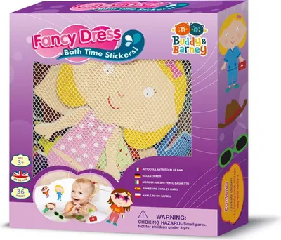 Produktbild von Badaufkleber - Puppen Lustige Outfits