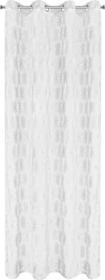 Produktbild von EUROFIRANY | Vorhang - 140 x 250 cm - weiße durchbrochene Gardine - Ösen