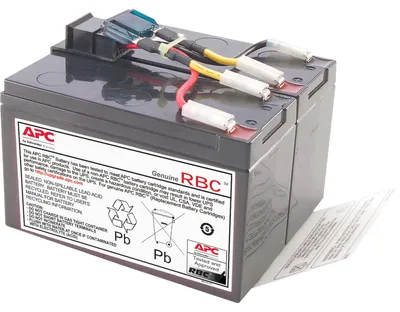 Zdjęcie produktu dla APC RBC48, Ołowiany (VRLA), 1 szt., Czarny, 7 Ah, 3 h, 5 kg