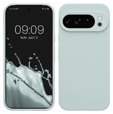 Produktbild von kwmobile Handyhülle für Google Pixel 10 Pro Hülle - weiches Handy Silikon Case - Schutzhülle Cover - Cool Mint