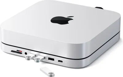 Produktbild von Belkin ST-ABHFS, USB 2.0 Type-C, Schwarz, Silber, MicroSD (TransFlash), 3.5mm, HDMI, RJ-45, USB 2.0, USB Typ-C, 197 mm, 197 mm