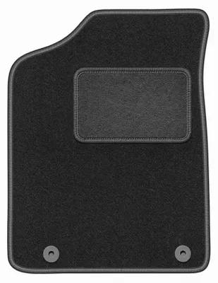 Image de Tapis conducteur en moquette pour Peugeot 106 1991-2003 (à hayon) – 1 pièce, gris graphite, sur mesure – Wielganizator LUX