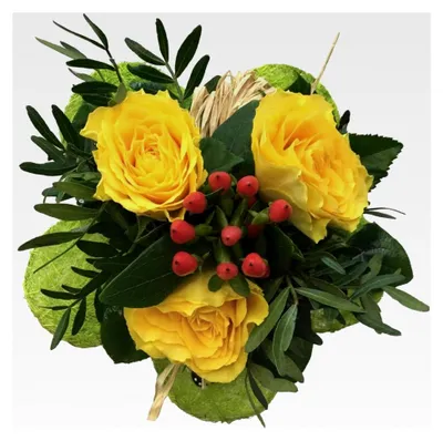 Produktbild von Rosenstrauß Opal mit er Grußkarte und Blumenversand