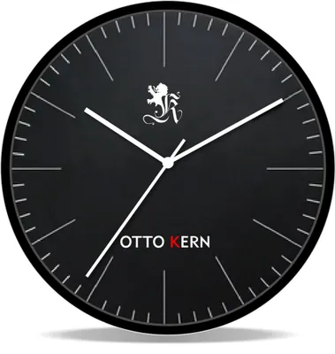 Produktbild von Moderne Otto Kern Design Wanduhr 30 cm geräuscharmes japanisches Uhrwerk