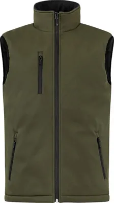 Produktbild von Wattierte Softshell-Weste clean geschnitten
