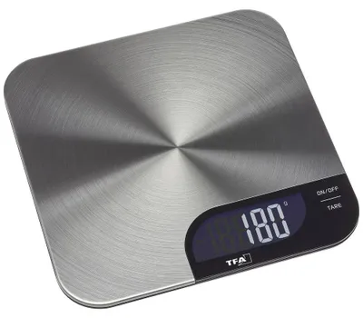 Küchenwaage digital Edelstahl 5 kg 1 g LCD Tara