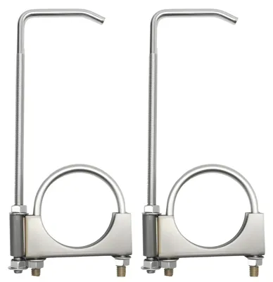 Produktbild von 2 Stück Edelstahl U-Bolzen Auspuffklemme - Schwere Ausführung