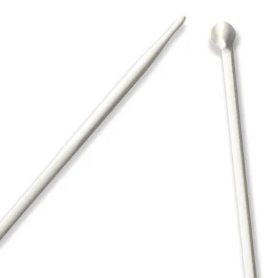 Stricknadel mit Knopf, ergonomisch, 40 cm, 3,00 mm, 1 St.
