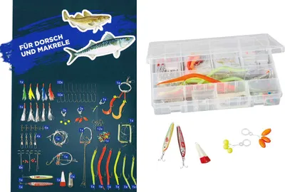 Produktbild von CRIVIT Zielfisch Pilk- und Brandungsbox 73-Teilig