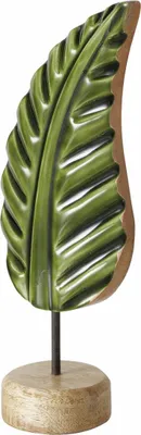 Produktbild von Dekoaufsteller der Serie CALATHEA, mit runder Form und auf einem Fuß, 24 cm hoch
