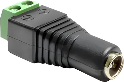 Produktbild von Delock - Netzteil - 2-polige Klemmleiste (W) zu Gleichstromstecker 5,5 x 2,5 mm (W)