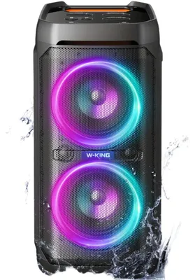 Immagine prodotto di Altoparlante Bluetooth - Altoparlante portatile - Altoparlante wireless - Altoparlante resistente all'acqua - Potenza: 100W