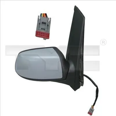 Produktbild von TYC 310-0254 Außenspiegel Seitenspiegel Links für FORD C-MAX (DM2) Konvex Beheizt Grundiert