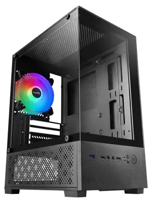 Zdjęcie produktu dla Mars Gaming MC-SE2, Mini Tower, PC, Czarny, micro ATX, Mini-ITX, Gaming, Wielo