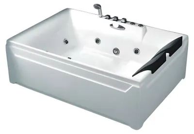 Produktbild von Badewanne Whirlpool Blubberbad Hydromassagewanne Spa-Bad Whirlwanne 183x123 cm