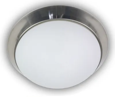 Produktbild von Niermann LED 8W Deckenleuchte Opal matt Glas, Nickel matt, 25cm, warmweiss, Germany