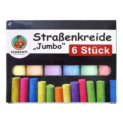 Zdjęcie produktu dla Kreda drogowa "Jumbo" 6 sztuk