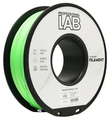 Zdjęcie produktu dla Filament PLA GRASS Green 1,75 mm 1 kg Prof. Lab do drukarek 3D