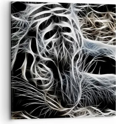 Produktbild von Bild auf Leinwand - Leinwandbild - Abstraktion modern - 70x70cm - Wand Bild - Wanddeko - Wandbilder - Leinwanddruck - Bilder - Kunstdruck - Wanddekoration - Leinwand bilder - Wandkunst - AC70x70-3561