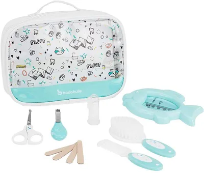 Obrázek produktu pro Kit de ingrijire si igiena nou-nascut Badabulle Plouf, 7 piese