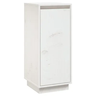 Produktbild von Sideboard Weiß 31,5x34x75 cm Massivholz Kiefer