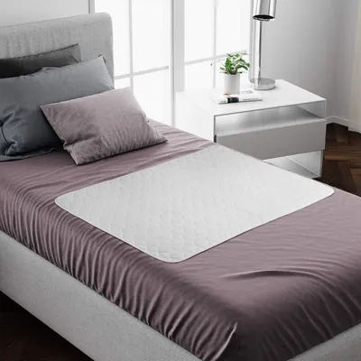 Imagen del producto de Protectores para cama absorbentes, superabsorbentes, de 85 x 90 cm, lavables, para proteger el colchón