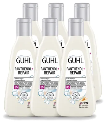 Produktbild von 6 x Guhl Panthenol+ Repair Shampoo - 250 ml - Vorteilspackung - 6 Stücke