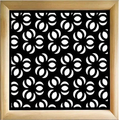 Obrázok produktu pre ELLISSE - Dekoratívne moduly z dreva a PVC 73x73 cm čierne