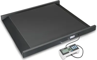 Produktbild von KERN & SOHN IoT-Line Rollstuhlwaage, 300 kg, Schwarz, 740 mm, 901 mm
