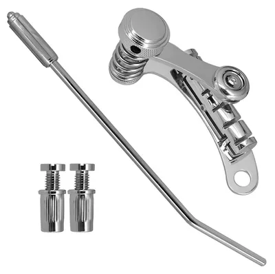 Produktbild von Tremolo-Brücke für E-Gitarre - Einfache Installation - Silber - Langlebiges Material