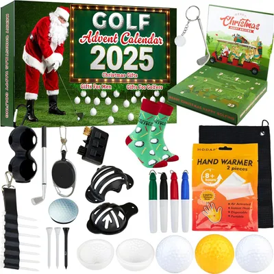 Obrázok produktu pre Vianočný kalendár pre golfistov 2024. Adventný kalendár pre golfistov